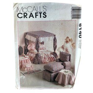 McCalls 8140 Dollhouse‎ Furniture Sewing Pattern